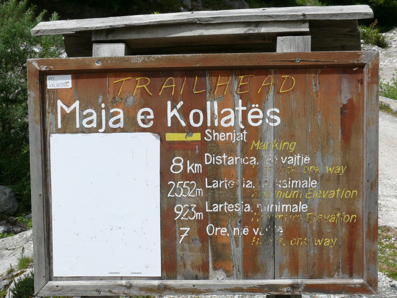 Albanien Bergwandern mit Gipfelsieg