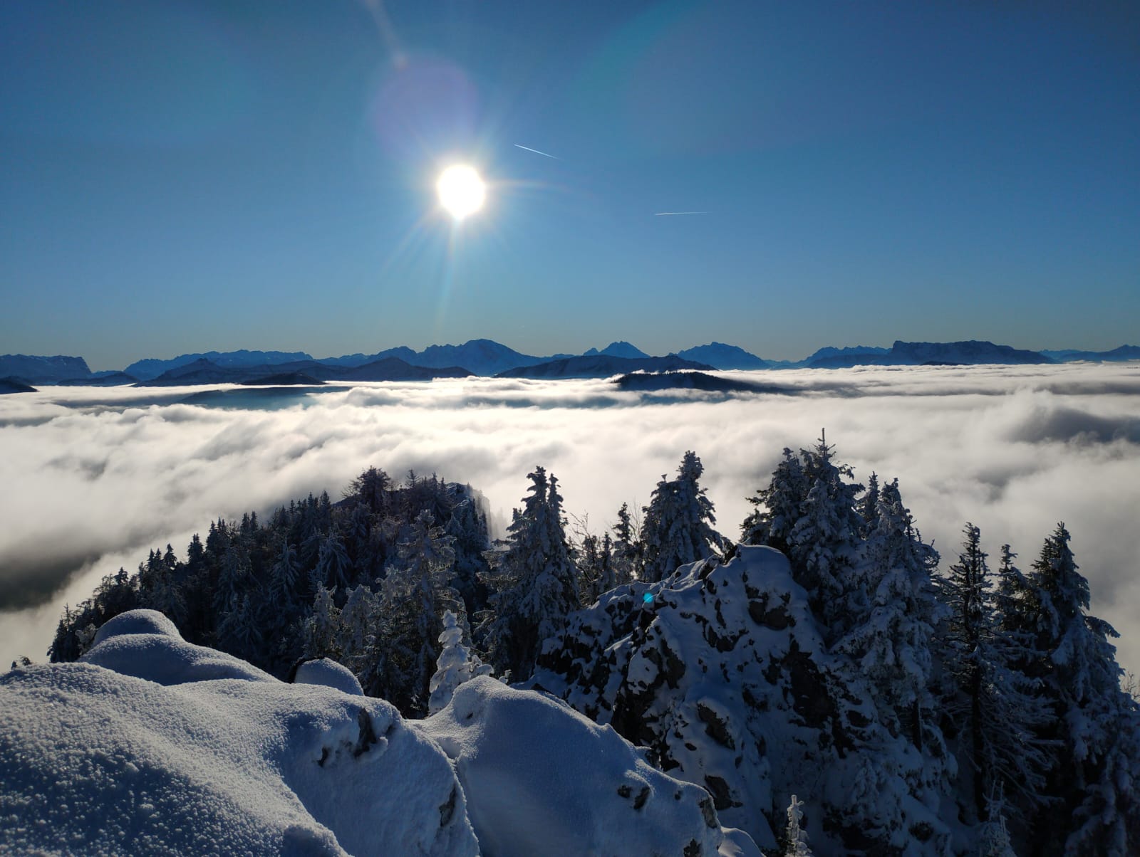 Go steil Bergwandertour Schwarz